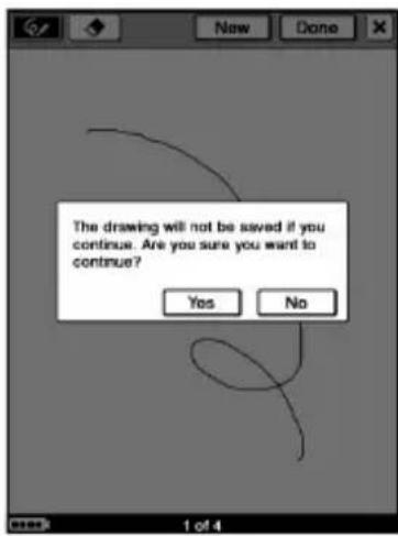 The drawing will not be saved if you continue. Are you sure you want to continue? Yes No