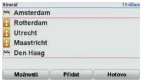 Itineráf 11:49am Amsterdam Rotterdam Utrecht Maastricht Den Haag Možnosti Přídat Hotovo