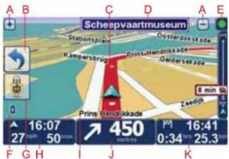 Scheepvaartmuseum Staploinsplain Kampersbrug Oosterdok skade Prinsatendijkade Geldersekade 8 min Zeedijk Prins Fendelijkade 16:07 27 mph 50 mph 450 0:34 16:41 0:34 25.3 F G H I J K