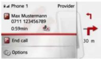 Phone 1 Max Mustermann 0711 123456789 0:59min End call Options Provider 30 m