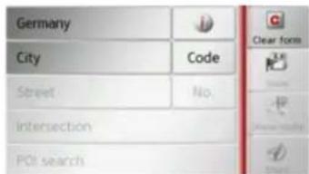 Germany City Code Street No. Intersection PDI search Clear form