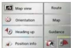 BECKER Traffic Assist Z203 - Map button: - 1