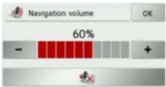 Navigation volume 60% - +