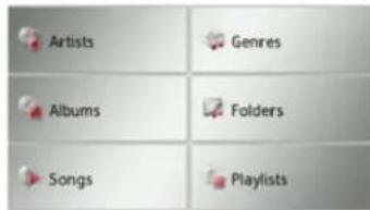Artists Genres Albums Folders Songs Playlists