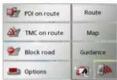 BECKER Traffic Assist Z203 - Map button: - 2