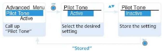 SENNHEISER SK 100 G3-G - The extended menu "Advanced Menu" - 14