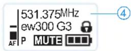 SENNHEISER SK 300 G3-G - Switching the bodypack transmitter on/off - 8