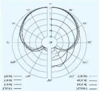 SENNHEISER SK 300 G3-G - Polar diagrams and frequency response curves of the microphones - 2