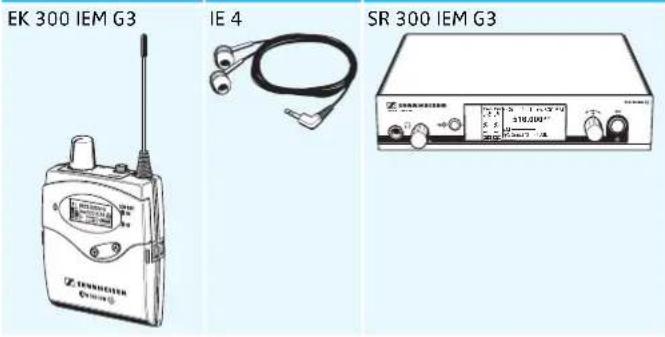 EK 300 IEM G3 IE 4 SR 300 IEM G3