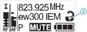 SENNHEISER EK 300 IEM G3 - Deactivating the lock mode temporarily - 4