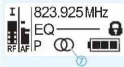 SENNHEISER EK 300 IEM G3 - Contents of the display Selectable standard display - 3