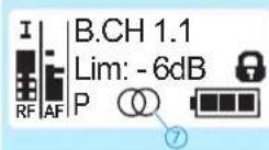 SENNHEISER EK 300 IEM G3 - Contents of the display Selectable standard display - 2