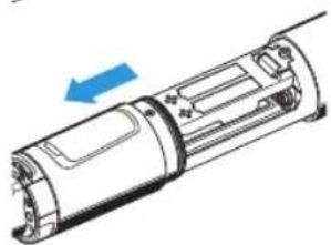 SENNHEISER EW 100 ENG G3-E - Inserting the batteries/accupack - 3