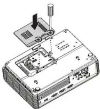 BENQ MP626 - Replacing the lamp - 11