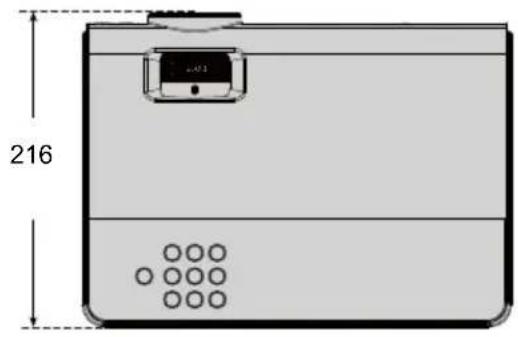 BENQ MP626 - Dimensions - 1