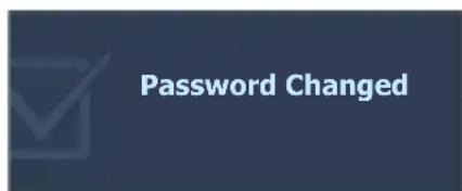 Password Changed