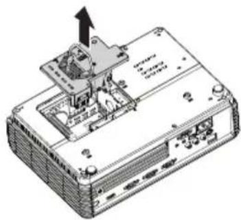 BENQ MP626 - Replacing the lamp - 8
