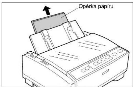 Opěrka papíru