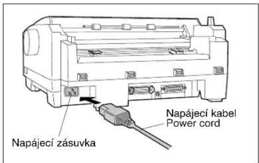 Napájecí zásuvka Napájecí kabel Power cord