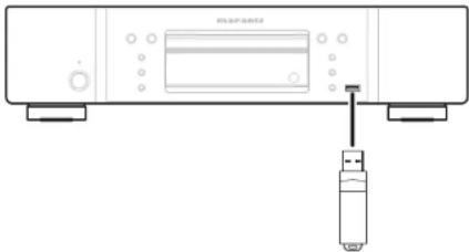 MARANTZ UD5005B - Connecting to a USB memory device - 1