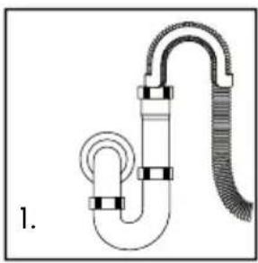 HAIER HW70 1401S - VYPOUŠTĚCÍ HADICE - 1
