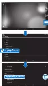 Language Input Android keyboard