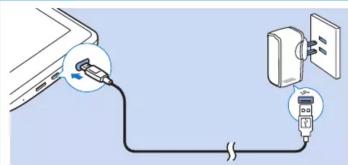 Diagram showing cable connection to a device with labeled components and cable routing