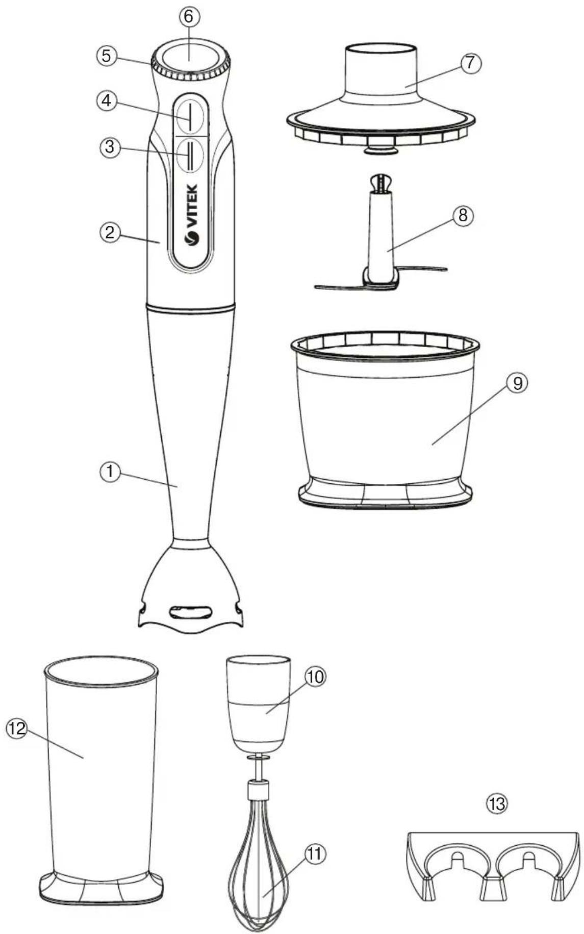 Vitek VT-1475 - Инструкция по эксплуатации - 1