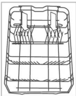 INDESIT DSR 15B1 EU - Kosz dolny - 2