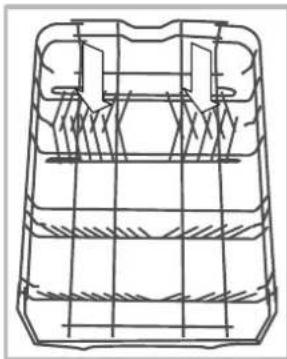 INDESIT DSR 15B1 EU - Cesto inferiore - 2