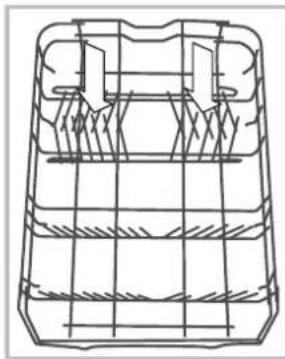 INDESIT DSR 15B1 EU - Cesto superior - 4