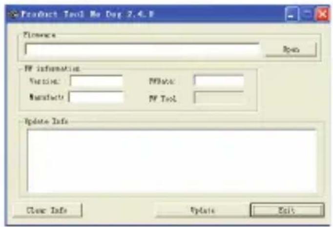 Product Tool No Dog 2.4.0 Package Open PPI information Version: PPIDate: Remarks: PPI Tool: Update Info: Clear Info Update Ends