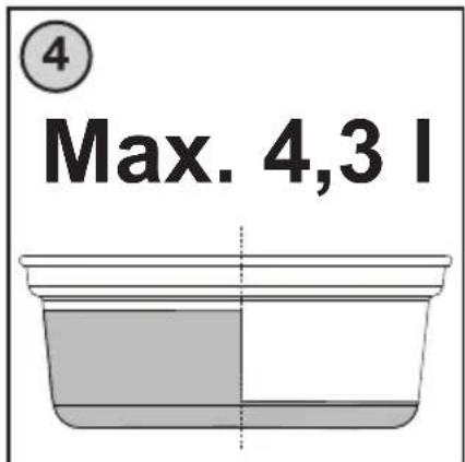 ④ Max. 4,3 l