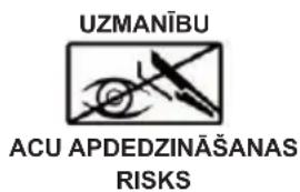 UZMANĪBU ACU APDEDZINĀŠANAS RISKS