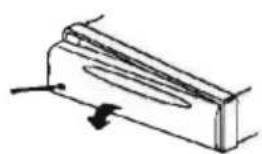 SENCOR SCT 3016MR - Detaching the front panel - 1