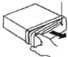 SENCOR SCT 3016MR - Detaching the front panel - 2