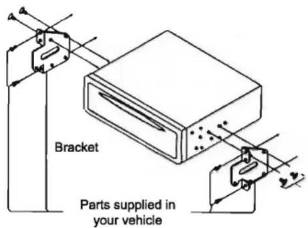Bracket Parts supplied in your vehicle