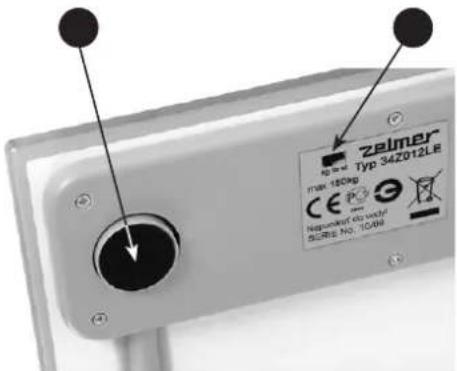 Zeimer Typ 34Z012LE max.180kg CE No. 1000 Nominal/ou normal/ SCBIE No. 1000
