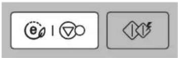 Two gray rectangular icons with copyright symbols: one with a circular icon containing a leaf and a triangle, the other with a lightning bolt symbol.