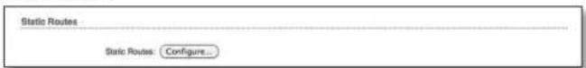 Static Routes Static Routes: Configure...