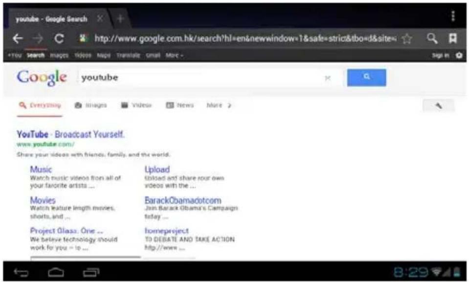 youtube - Google Search http://www.google.com.hk/search?hl=en&newwindow=1&safe=strict&tbo=d&site= Google youtube Everything Images Videos News More > YouTube - Broadcast Yourself. www.youtube.com/ Share your videos with friends, family, and the world. Music Watch music videos from all of your favorite artists ... Movies Watch feature length movies, shorts, and ... Project Glass: One ... We believe technology should work for you - to ... Upload Upload and share your own videos with the ... BarackObamadotcom Join Barack Obama's Campaign today ... homeproject TO DEBATE AND TAKE ACTION http://www ...