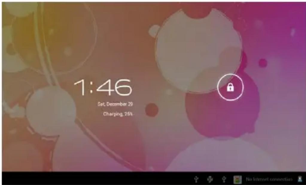 Overmax Basic Tab 2 - Pulpit - wygląd interfejsu tuż po uruchomieniu systemu - 1