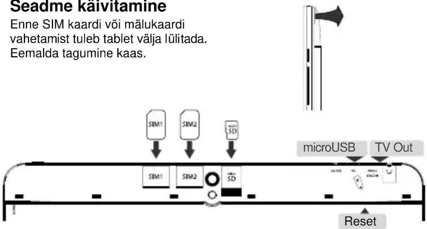 Overmax Steelcore 1010 3G - Seadme käivitamine - 1