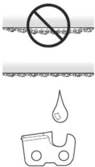 Diagram illustrating three types of hazardous materials: no litter, water droplet, and a device with cutouts.