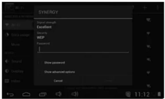 GoGen MAXPAD 7O - 1.7: WiFi csatlakozás - 1