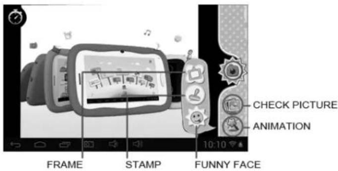 FRAME STAMP FUNNY FACE CHECK PICTURE ANIMATION 10:10