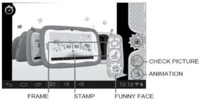 FRAME STAMP FUNNY FACE CHECK PICTURE ANIMATION 10:10