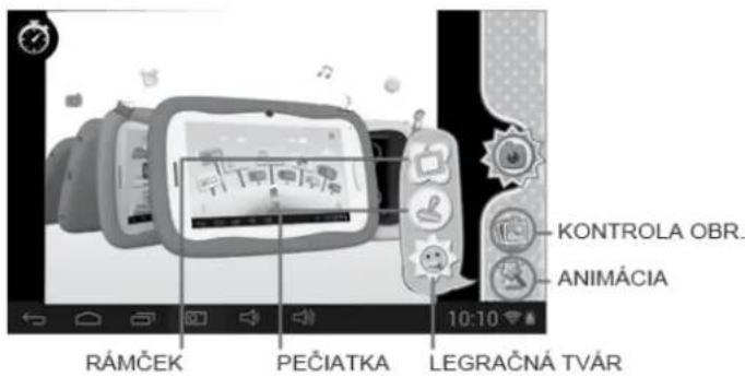 KONTROLA OBR. ANIMÁCIA 10:10 RÁMČEK PEČIATKA LEGRAČNÁ TVÁR