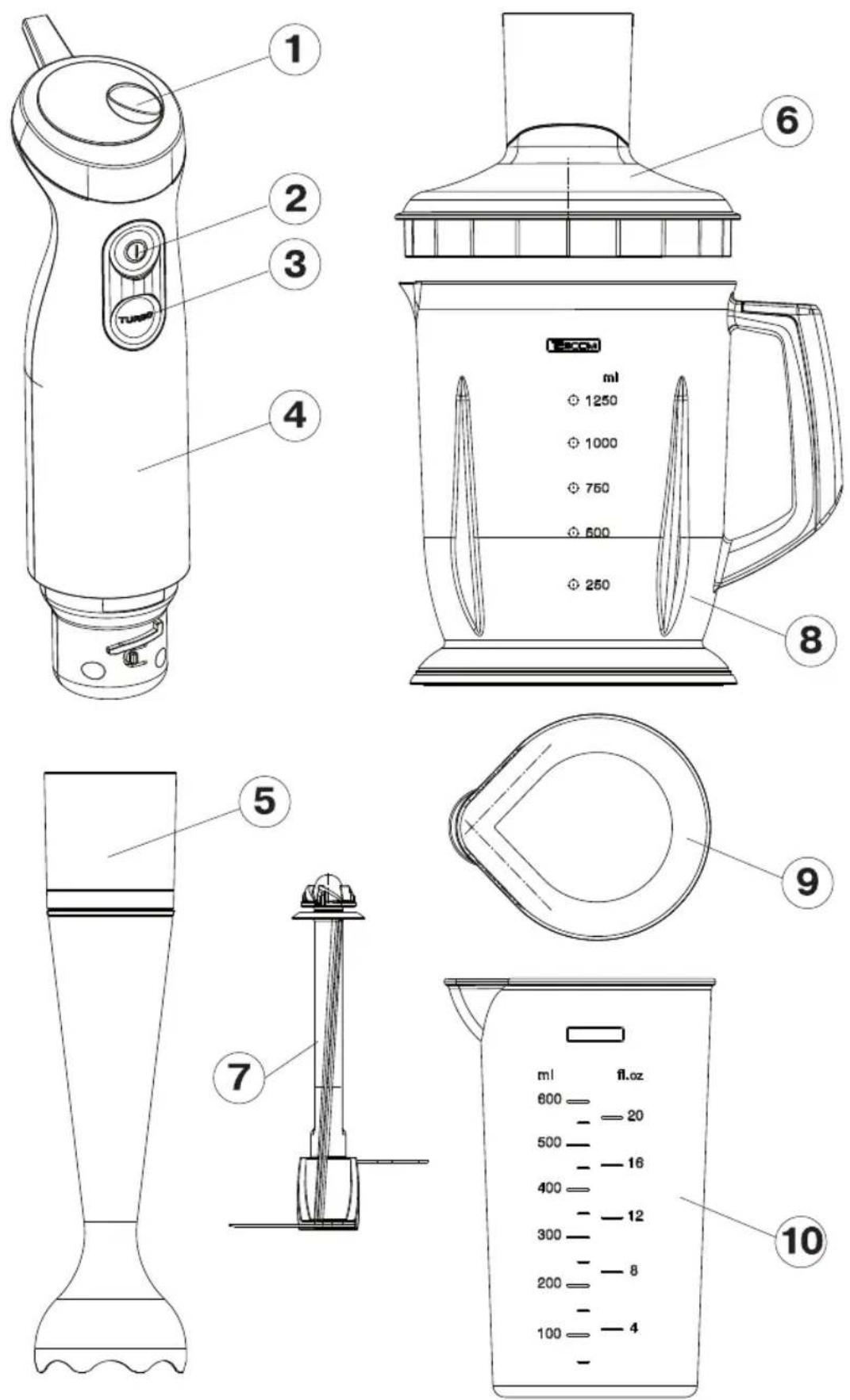 Vitek VT-1454 W - Инструкция по эксплуатации - 1