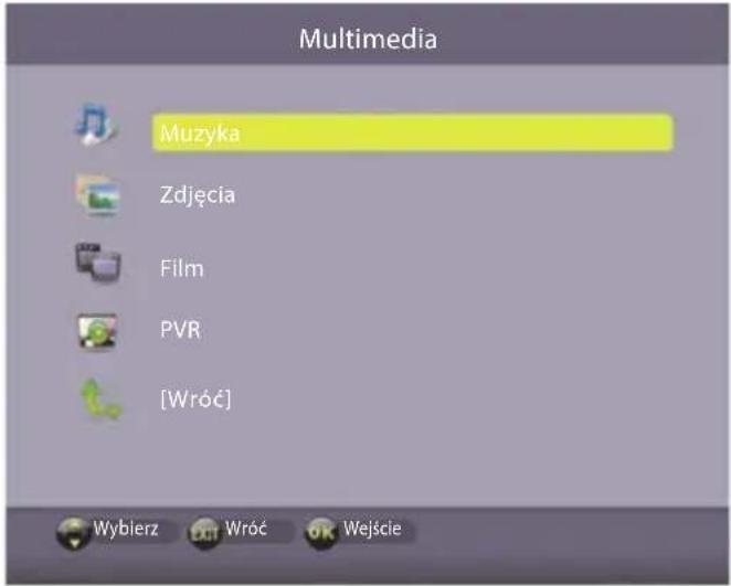 Multimedia Muzyka Zdjęcia Film PVR [Wróć] Wyblerz Wróć Wejście